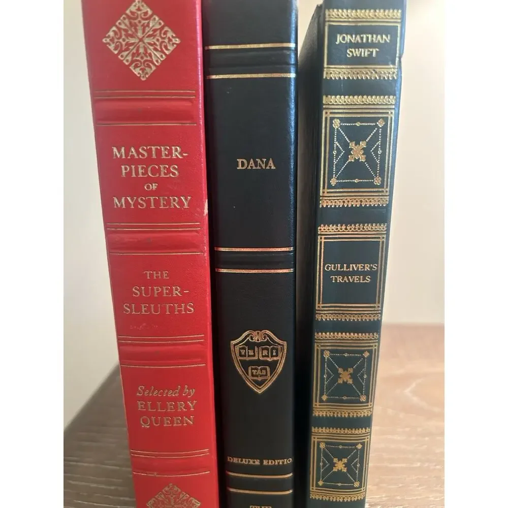 Vtg Lot Of 3 Collectors Hardcover Books The Super-Sleuths Dana Gullivers Travels